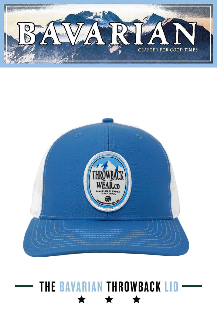 Bavarian Snapback Hat - Smooth Blue