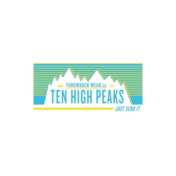 Ten High Peaks JSI Stickers Throwback Wear 