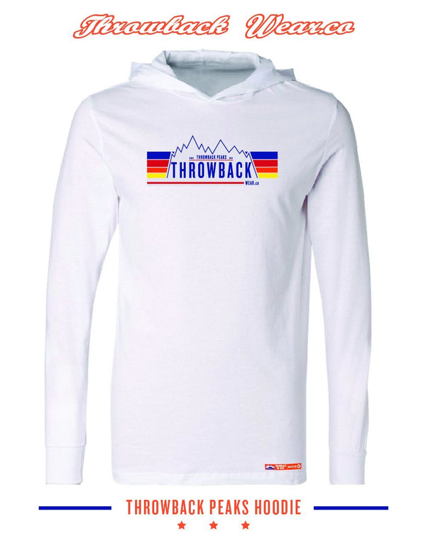 Throwback Peaks Hoodie Light Weight Hoodie Throwback Wear 